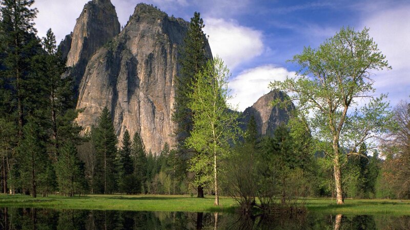El Capitan in Yosemite — Green, Serene