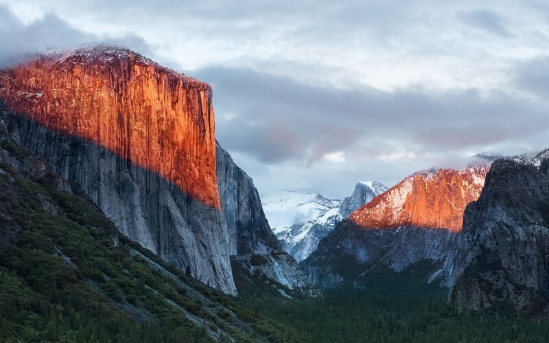 El Capitan in Yosemite — Orange