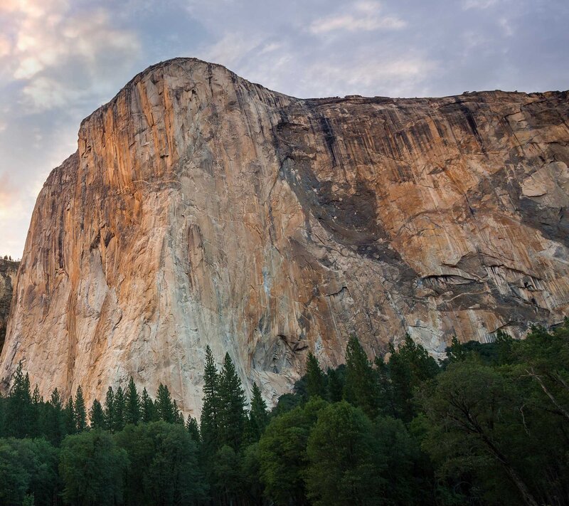 El Capitan Rock Formation — Brown