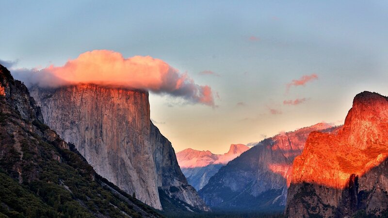 El Capitan Rock Formation — Orange
