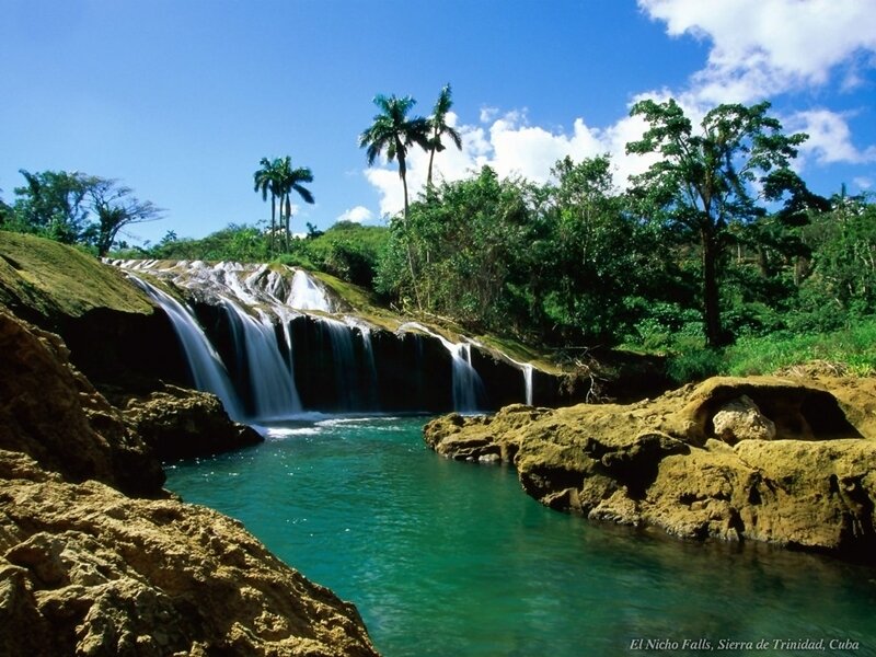 El Nicho Falls in Cuba