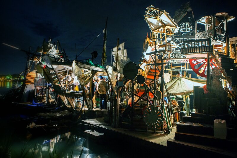Elaborate Boat Structure