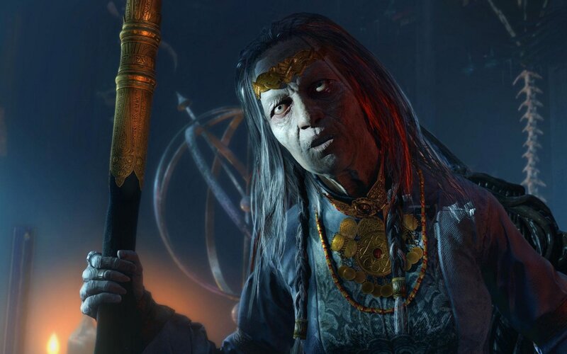 Elderly Character with Staff