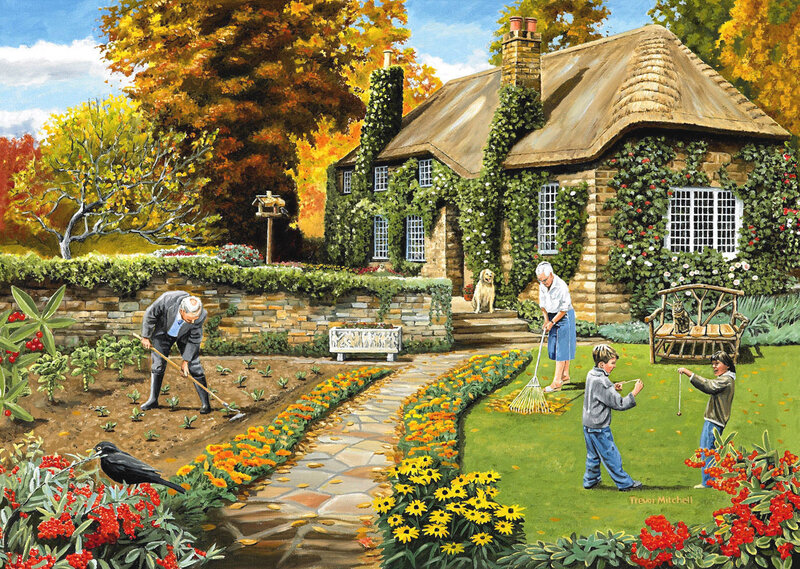 Elderly Couple Gardening