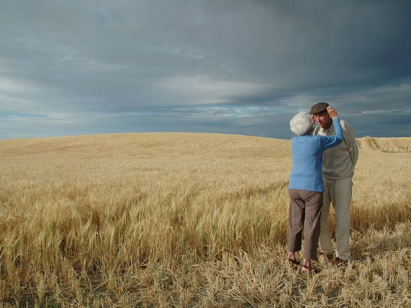 Elderly Couple in Field