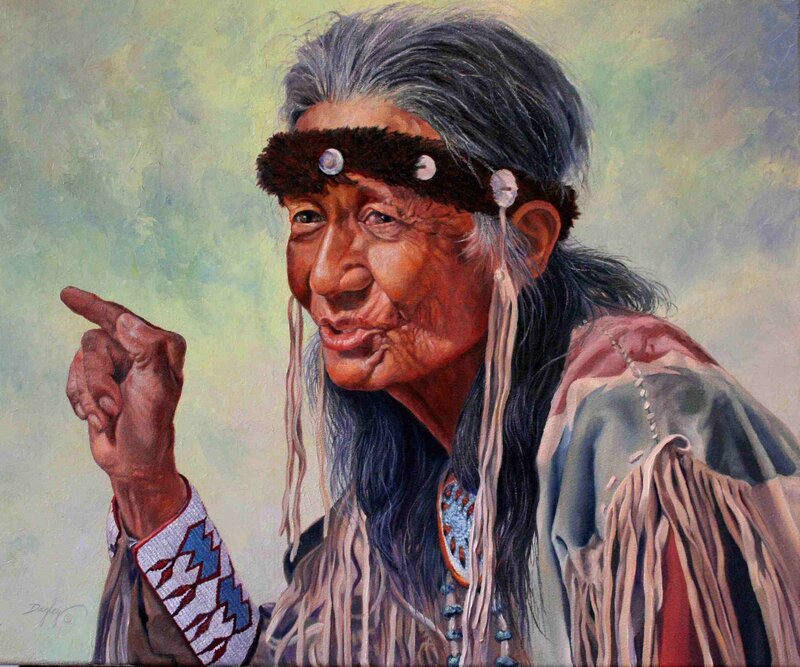Elderly Indigenous Man