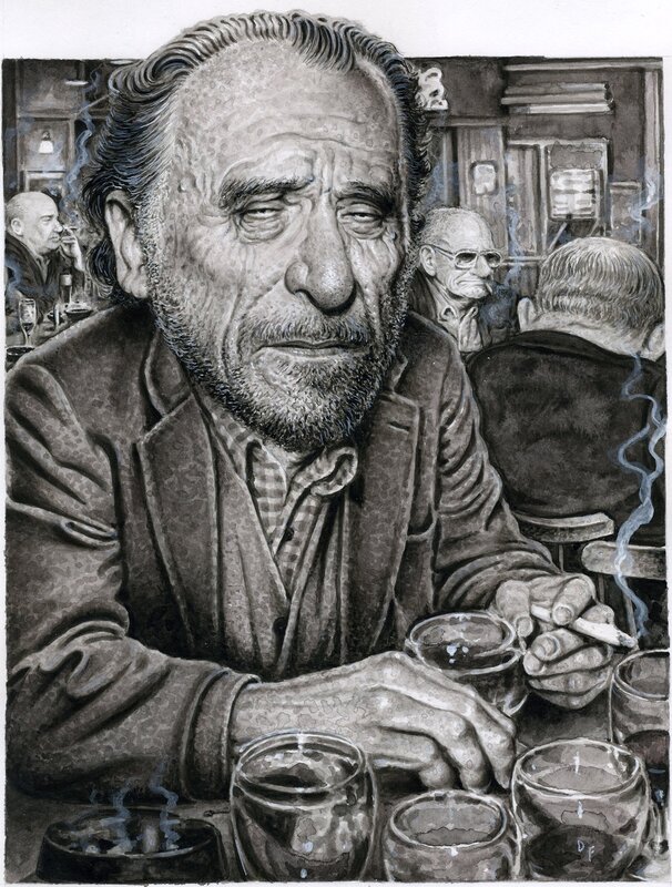 Elderly Man in Bar