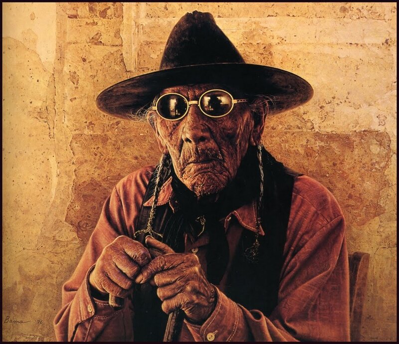 Elderly Man in Hat