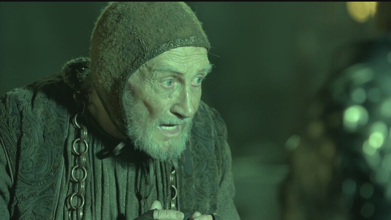 Elderly Man in Hood