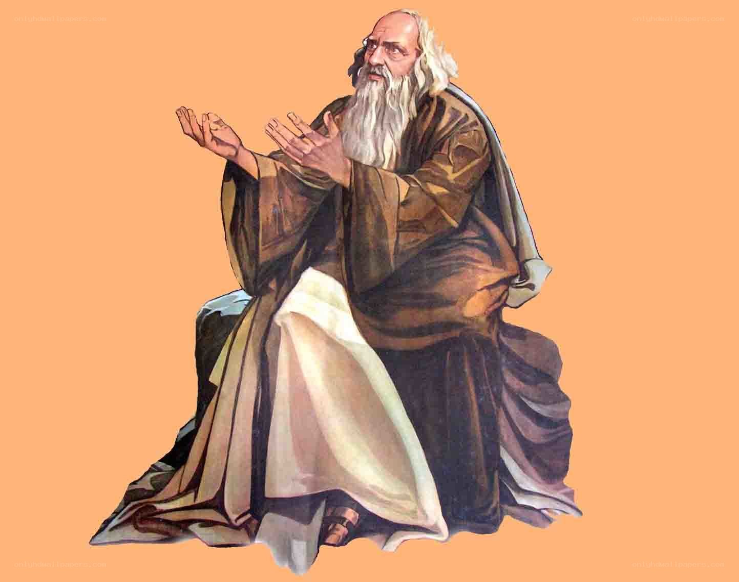 elderly man in prayer
