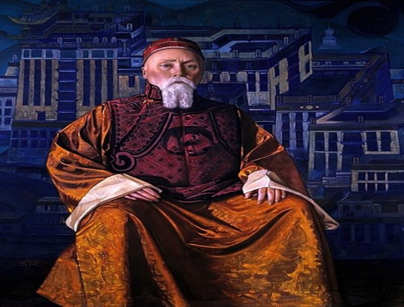 Elderly Man in Robes