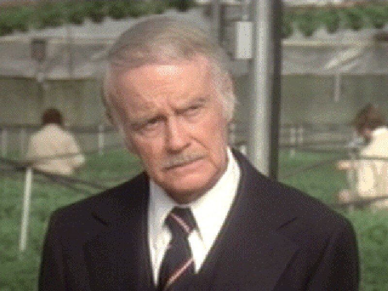 Elderly Man in Suit
