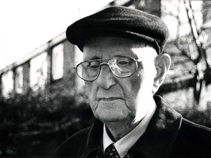 Elderly Man Wearing Hat