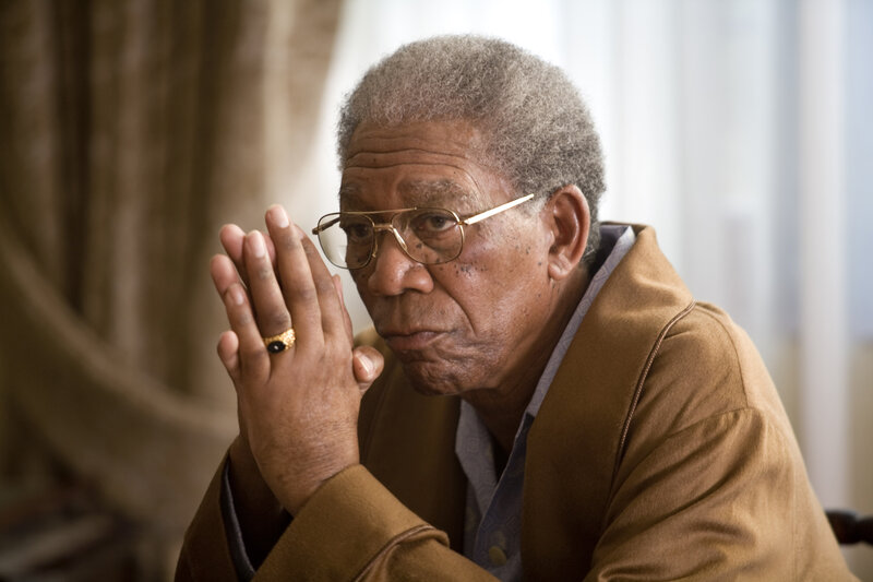 Elderly Man with Glasses — Brown
