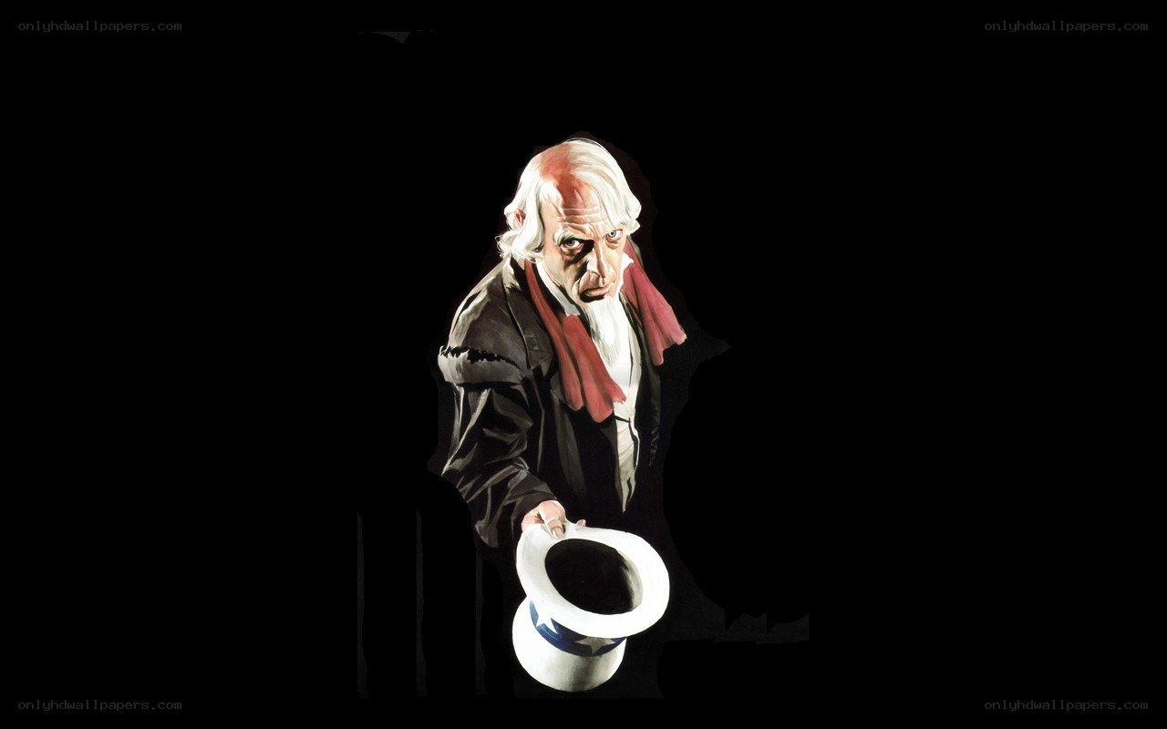 elderly man with hat