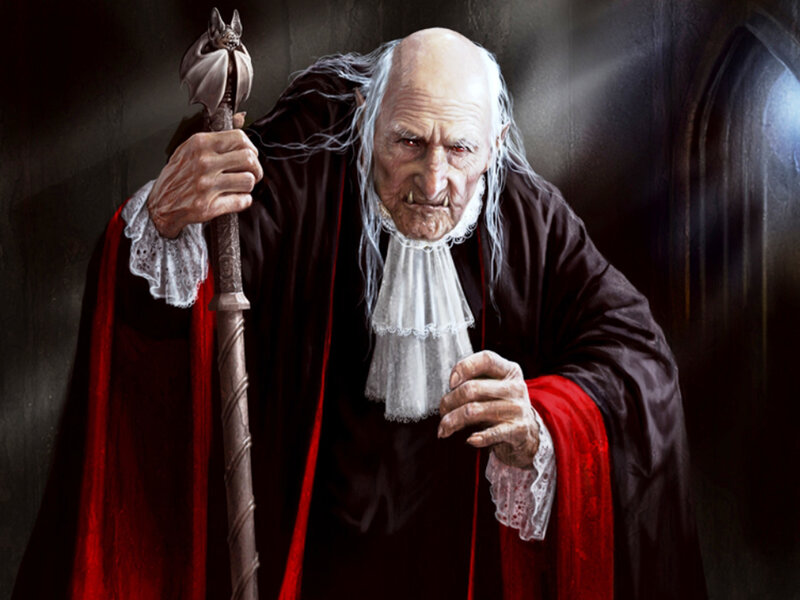 Elderly Vampire Man