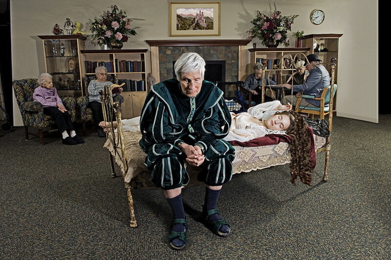 Elderly Woman in Costume