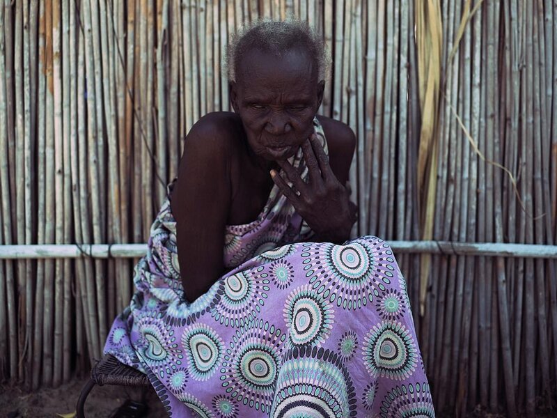 Elderly Woman Sitting