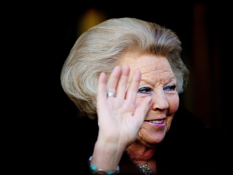 Elderly Woman Waving