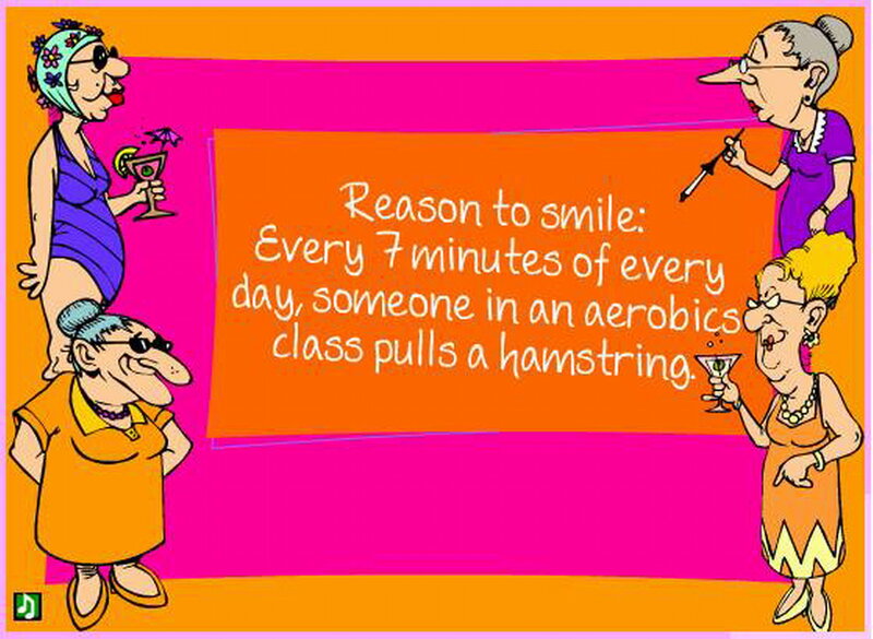 Elderly Women Cartoon — Pink