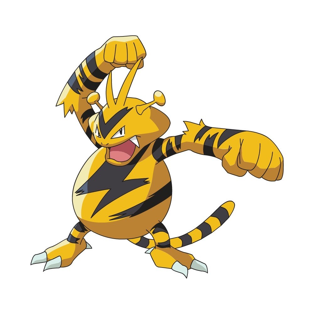 Electabuzz in a fighting pose