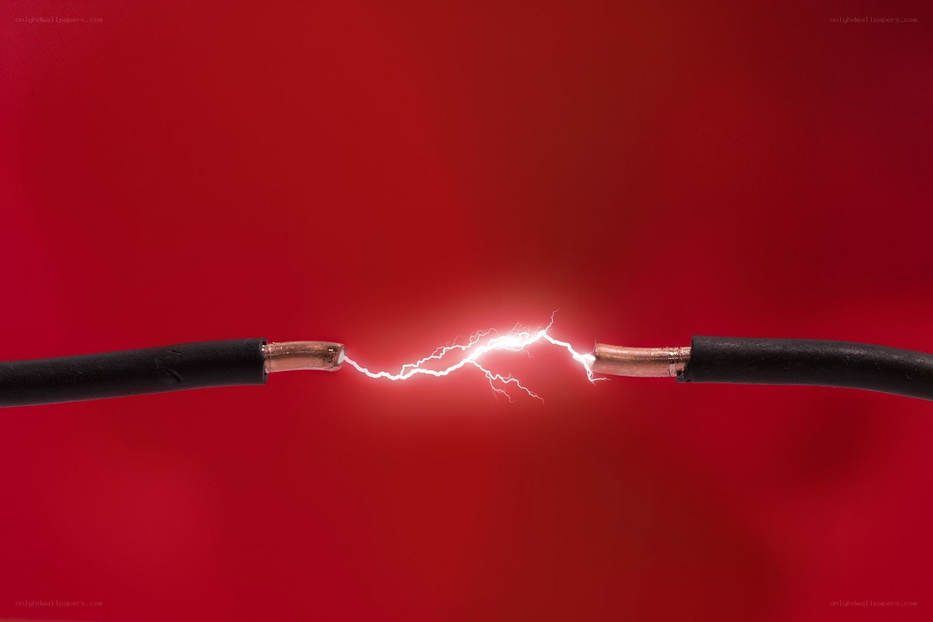 Electric arc between wires