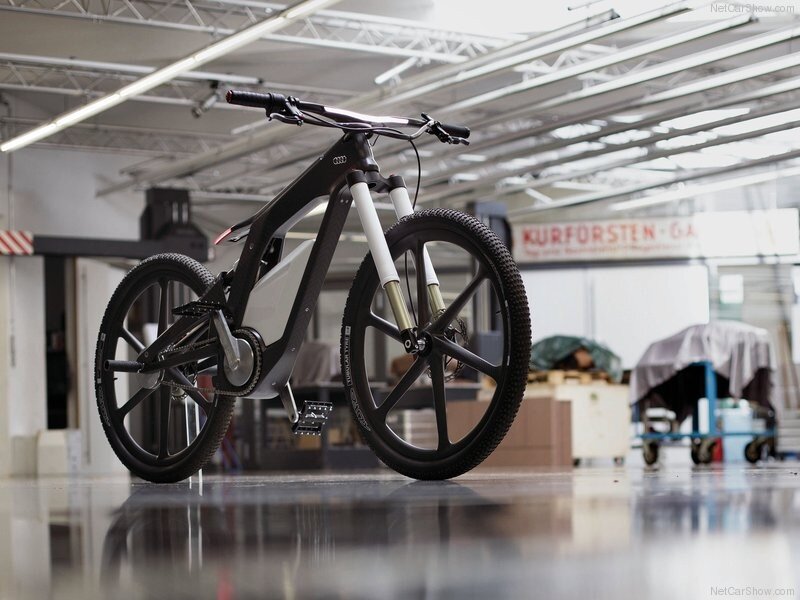Electric Bicycle in Workshop