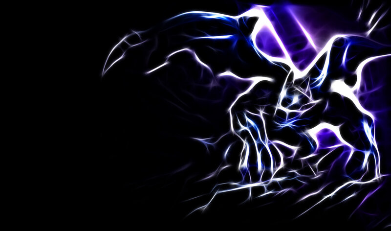 electric blue energy abstract