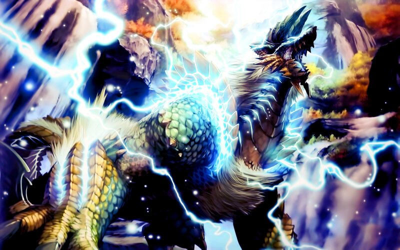 Electric Dragon in Storm