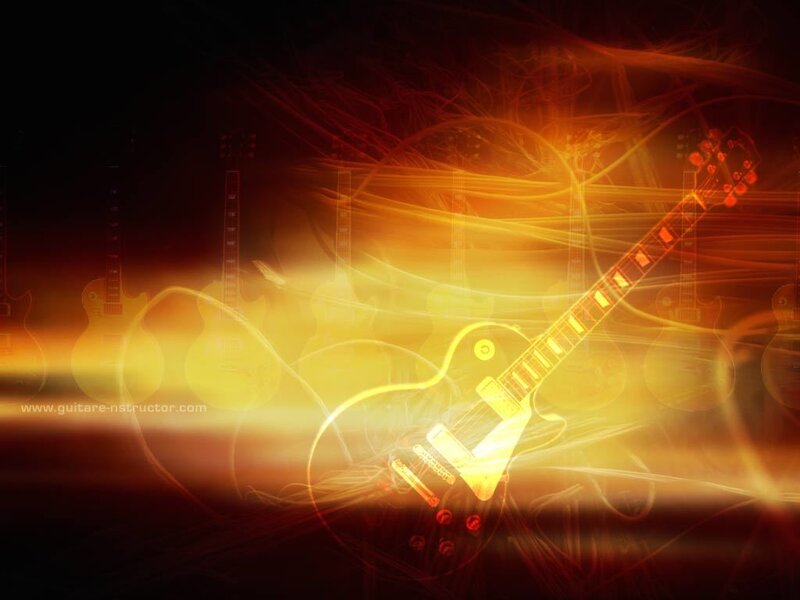 Electric guitar abstract background