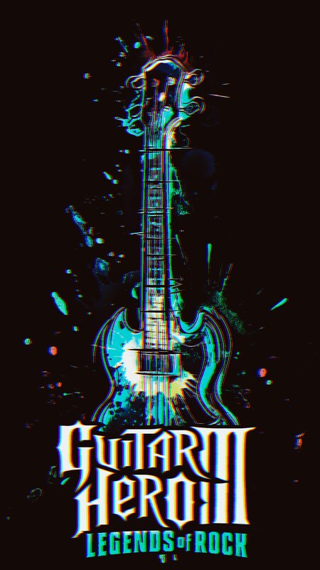 Electric Guitar — Black, Energetic