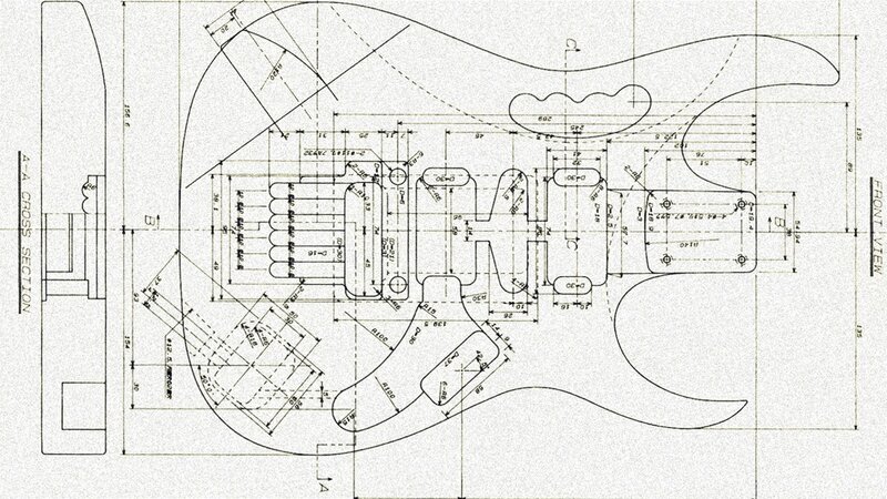 Electric Guitar Blueprint