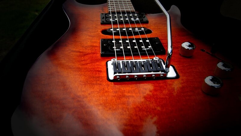 Electric Guitar Body — Red