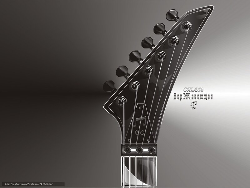 Electric guitar headstock