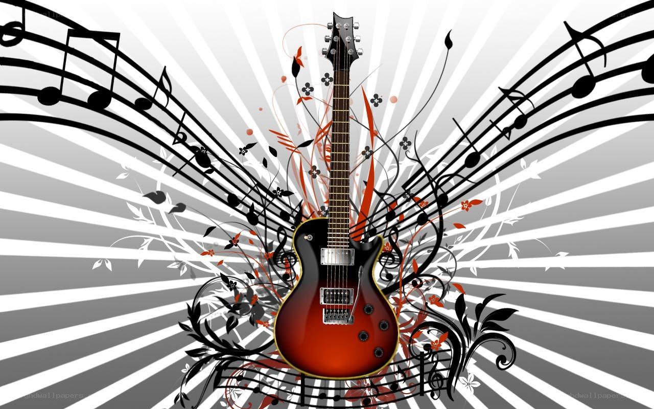 electric guitar music art