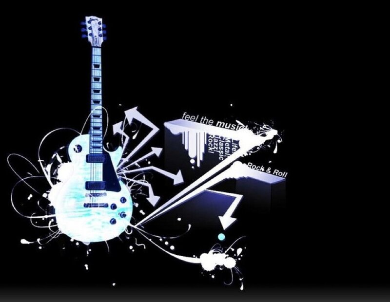 electric guitar music art