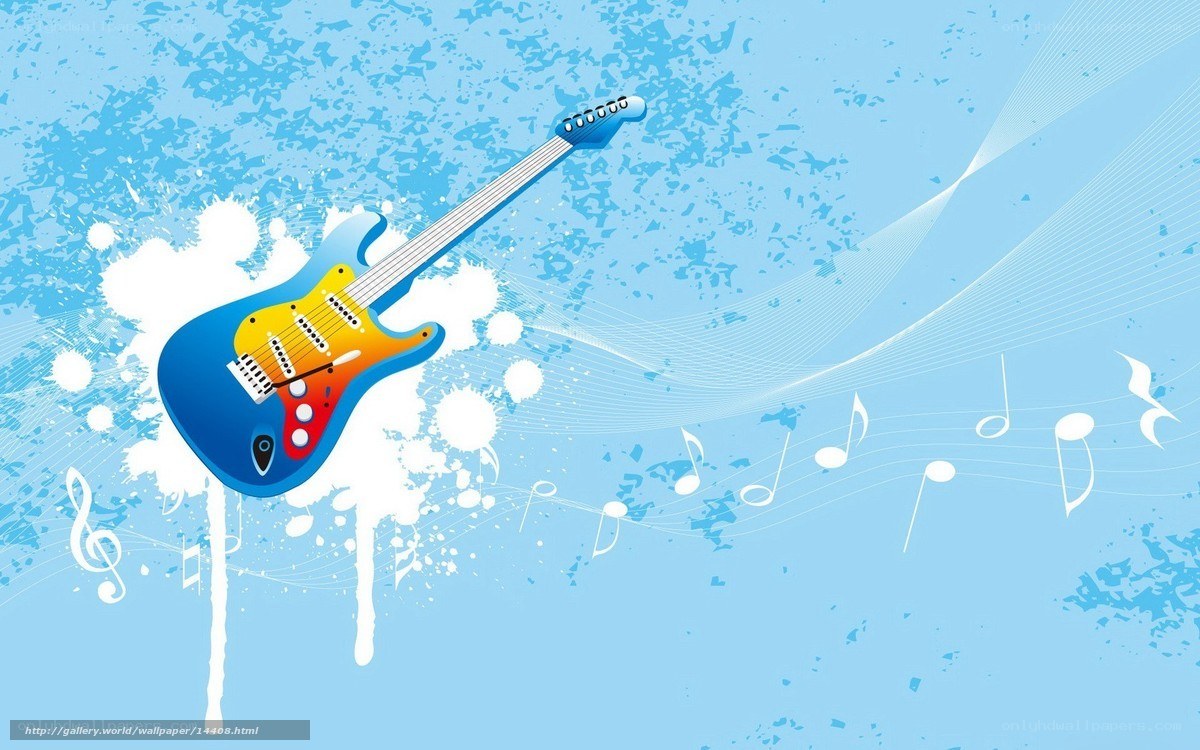 Electric guitar music background