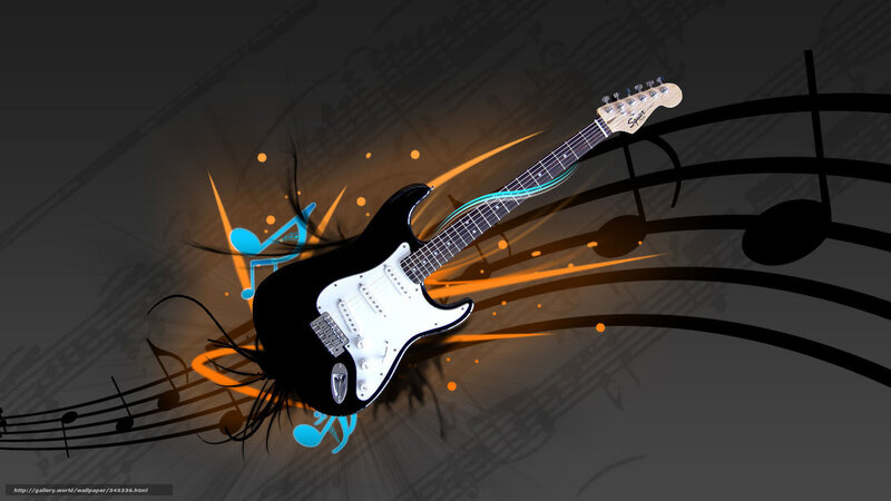 Electric guitar music wallpaper