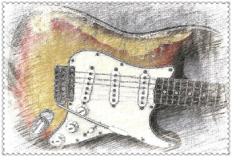 Electric Guitar — White