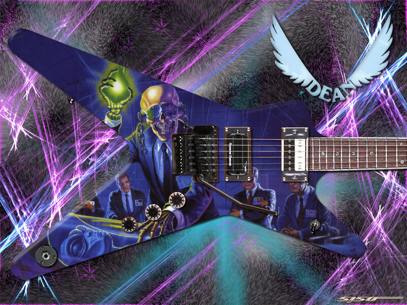 Electric Guitar with Graphic