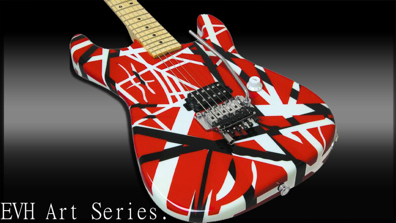 Electric Guitar with Pattern