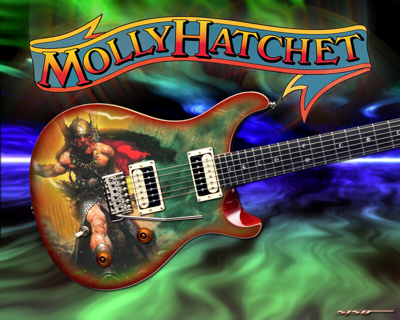 Electric Guitar with Warrior Design