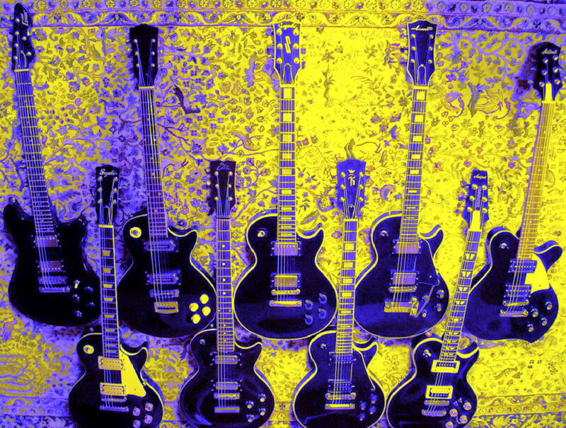 Electric Guitars on Carpet