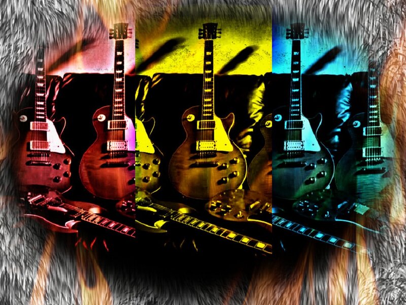 Electric Guitars on Couch
