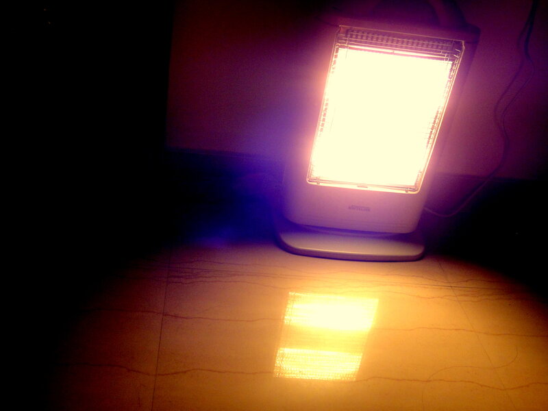 Electric Heater on Floor