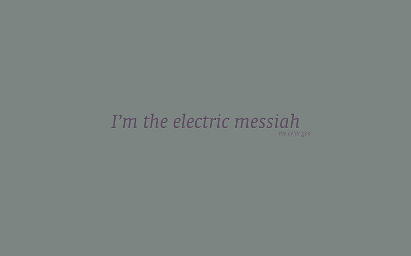 electric messiah text