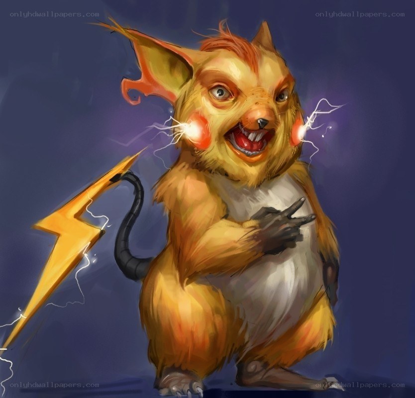 Electric mouse creature
