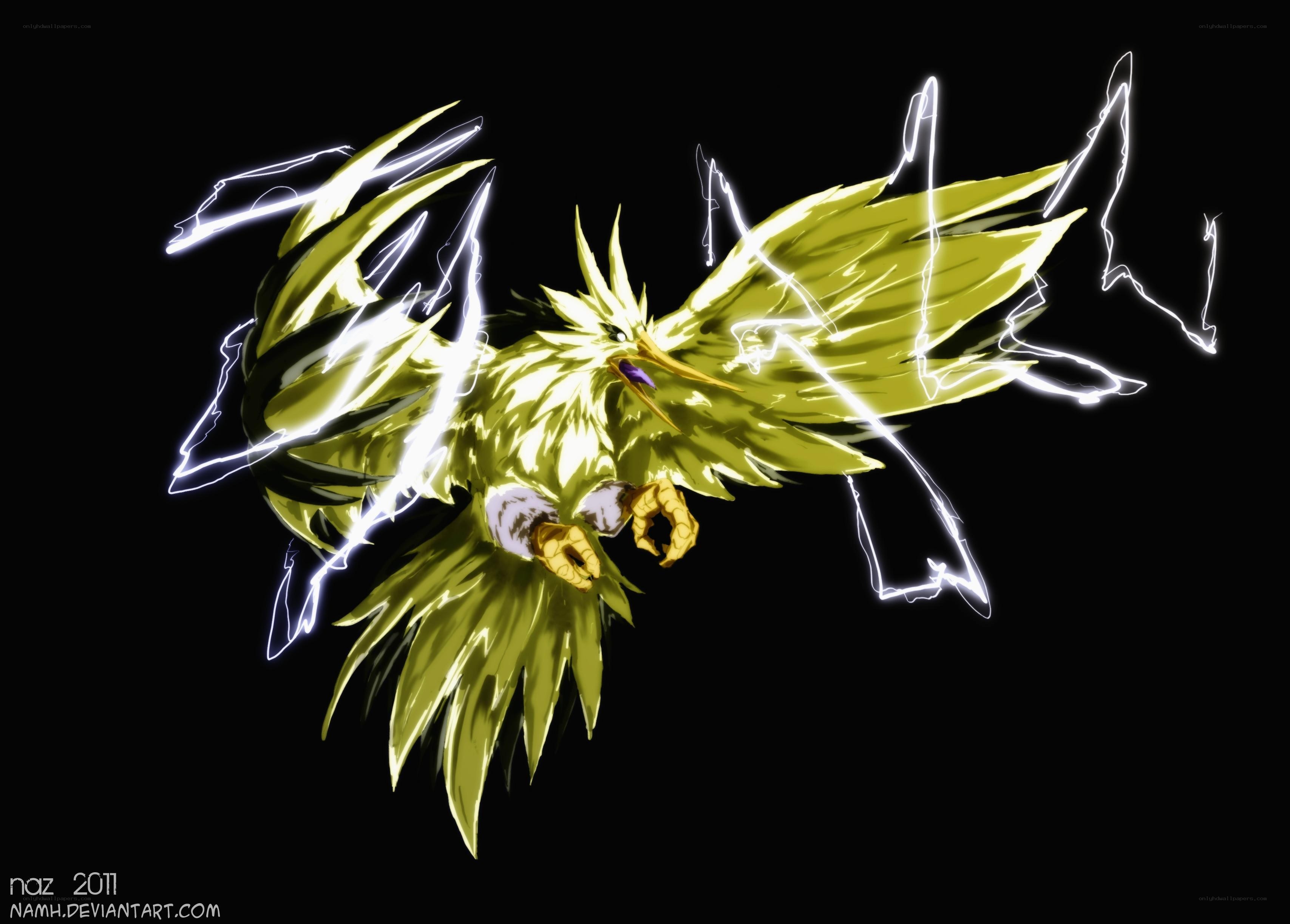 Electric Pidgeot in flight