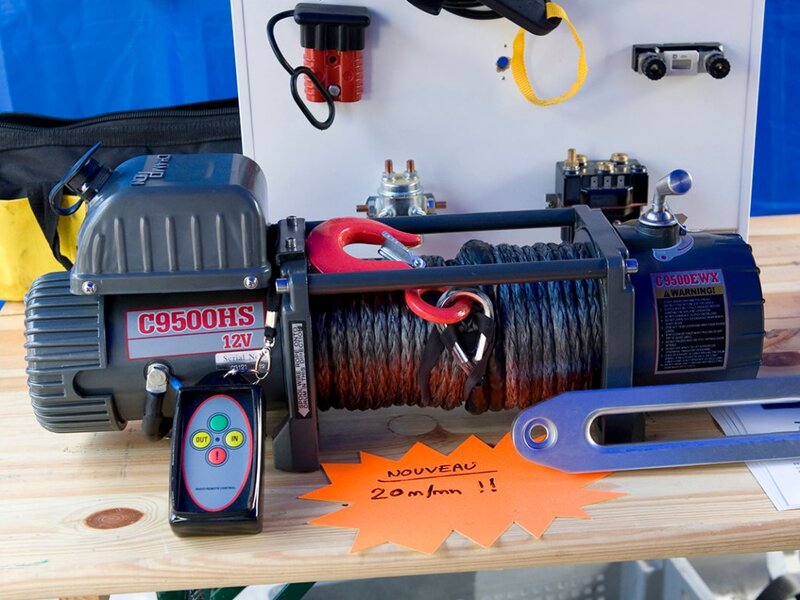 Electric Winch on Table
