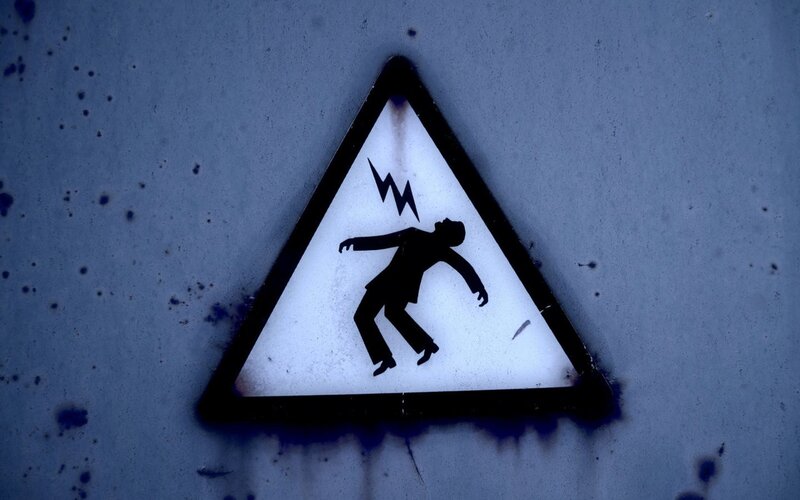 Electrical Hazard Sign